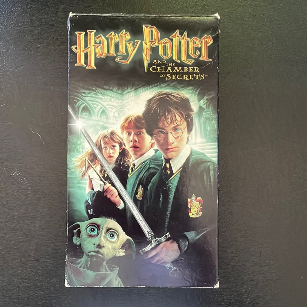 Original Harry Potter and the Chamber of Secrets. VHS. 2002. Collectible.